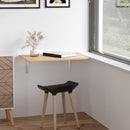 Tavolino da Parete Pieghevole 60x40x20 cm in MDF Legno