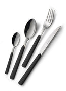 Servizio Set di Posate 24 Pezzi in Acciaio Eme Fast Nero 1