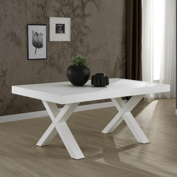 acquista Tavolo allungabile 160/260x90x75 cm Gondar bianco larice