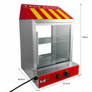 Macchina a Vapore per Hot Dog da Banco 2000W in Acciaio Inox con Accessori