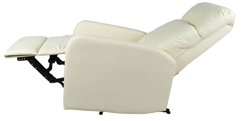 Poltrona Alzapersona Elettrica 1 Motore in Similpelle Vandi Panna