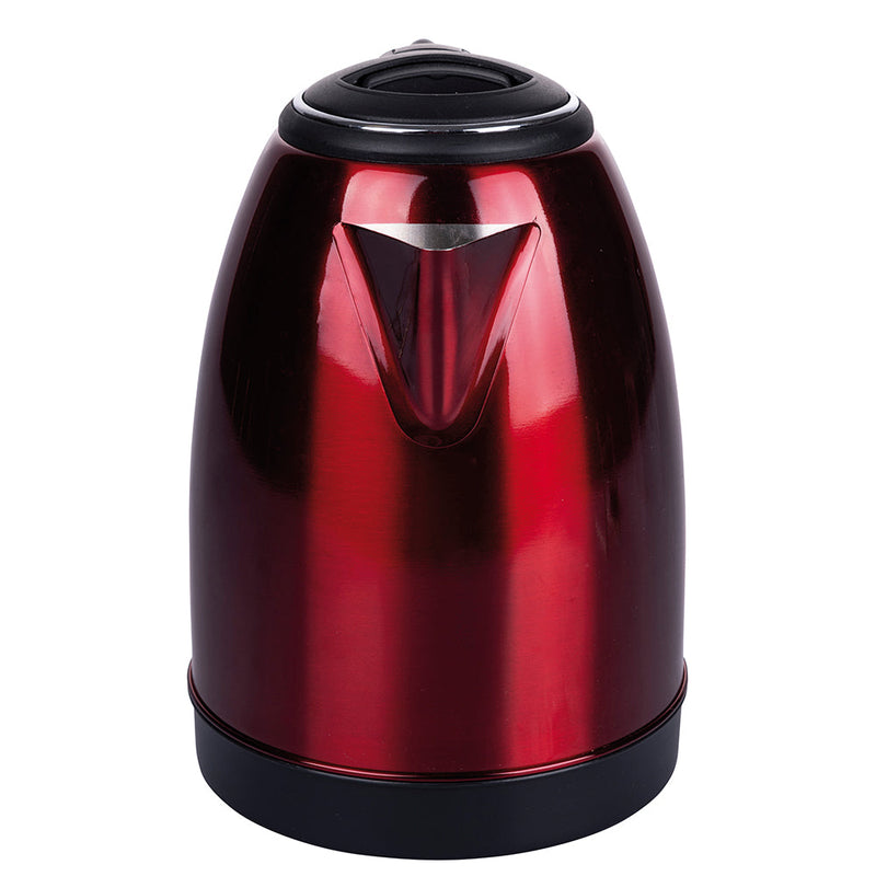 Bollitore Elettrico 1,8 Litri 1800W Kooper in Acciaio Rosso