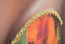 Dipinto su Tela con Cornice Deva 82x4,5x122 cm in Metallo e Abete e Tela      