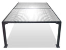 Pergola da Giardino 3x3m in Alluminio Antracite