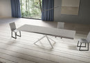 Tavolo Allungabile 200/460x90 cm Niket Cashmere Gambe Bianche      