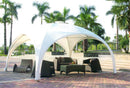 Gazebo da Giardino 3x3m in Alluminio Morel Igloo Bianco