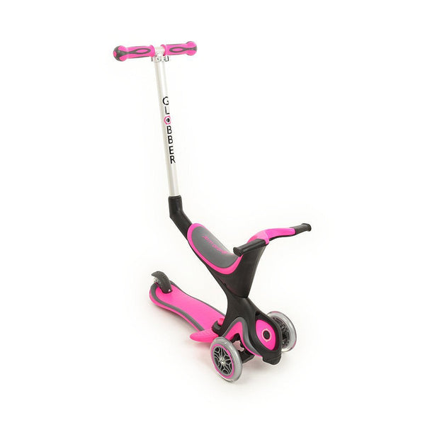 Roller Kinderwagen Dreirad 3 Räder Evo 5 in 1 Globber Pink sconto