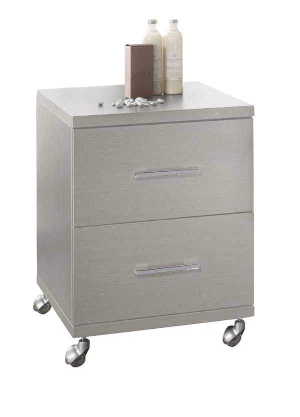 sconto Mobile Kommode 2 Soft Close Schubladen aus Holz in Melamin 40x52x57cm TFT Java Pine White