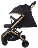 Passeggino Trolley Pieghevole per Bambini Barotti Primo XL Nero/Oro