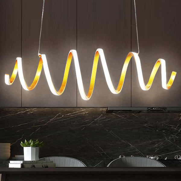 Lampadario Sospensione LED 40W Luce Bianco Freddo 6000K 2600lm Design Moderno sconto