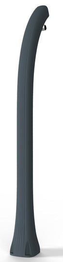 Doccia Solare da Giardino 28L Miscelatore Temporizzato e Lavapiedi Arkema Happy Beach Grigio Antracite