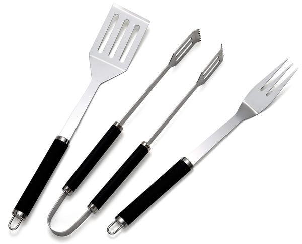 3er Set Grillbesteck aus Edelstahl Vannini Tool Set Basic sconto