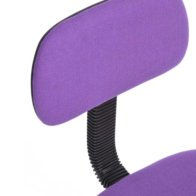 Sedia Poltrona Operativa con ruote Ufficio Cameretta Stanzetta in Tessuto Viola