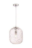 Lampada pendente Pendant in Metallo Dunas Cromo