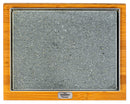 Pietra Lavica 20x25 cm con Supporto in Legno di Bamboo Basic