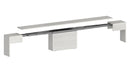 Panca Allungabile 66/290x25x45 cm Pratika Singola A Larice Bianco  