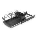 Vassoio Estraibile per Accessori Mobili Cucina 260x430x245 mm in Plastica Emuca Grigio Antracite