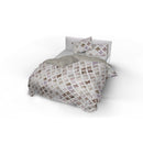 Copripiumino con Federe Stampato in Microfibra Florence Varie Misure