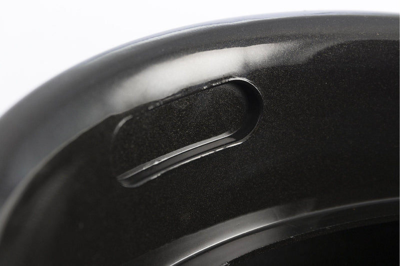 Pouf Sgabello Contenitore Ø37x45,5 cm in ABS Soriani Nero