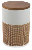 Set 3 Barattoli Sale Caffè Zucchero in Gres Villa d'Este Home Tivoli Natural