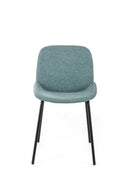 Set 4 Sedie 57x46xH80 cm in Tessuto Eva Acquamarina