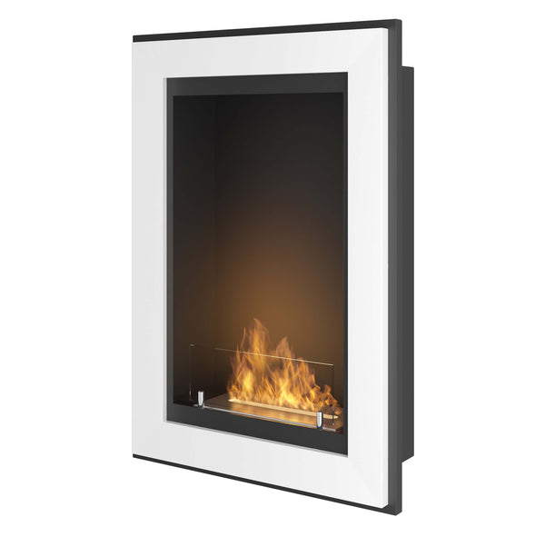sconto Bioethanol-Wandkamin 55x79 cm Rahmen 550 Weiß