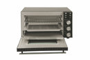 Forno Elettrico Ventilato 38 Litri 1800W con Vetro Kooper Great Stone Nero