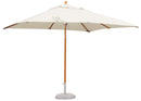 Ombrellone da Giardino 4x4 m Palo Ø60 mm in Legno Telo in Acrilico Danieli Bangkok Ecrù