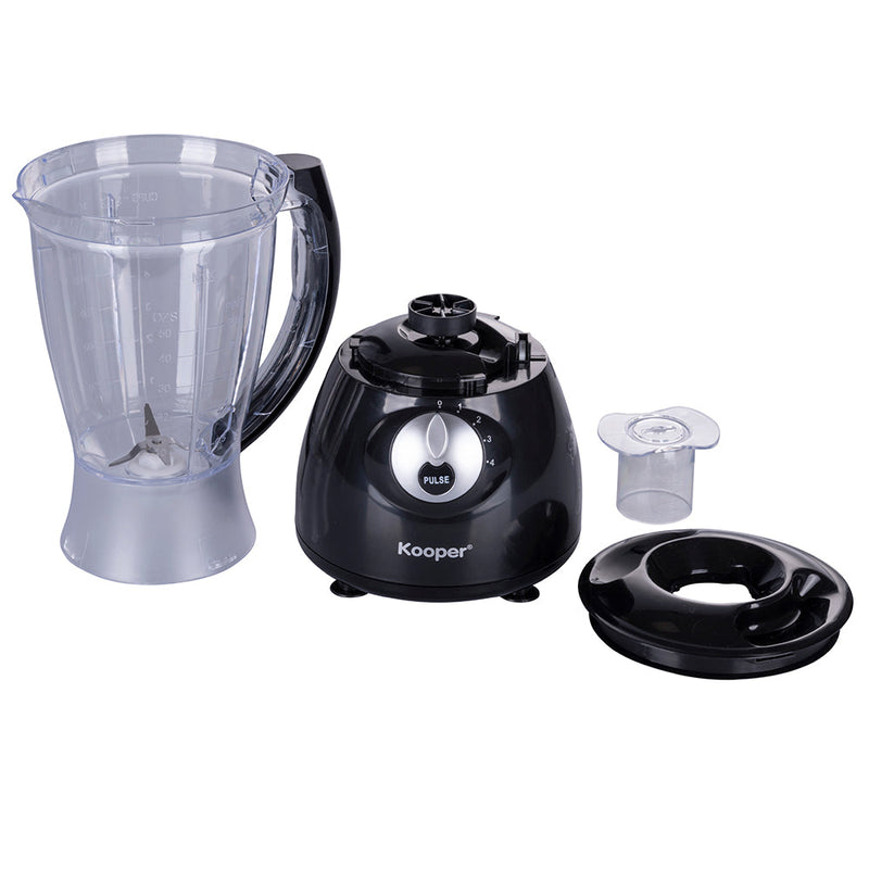 Frullatore Elettrico 1,8 Litri 4 Velocità 350W Kooper  Nero