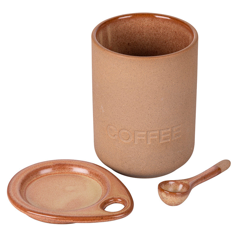 Barattolo Caffè con Cucchiaino Ø10x15 cm 900 ml in Ceramica VdE Tivoli 1996 Pompei