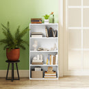 Mobile Libreria a 4 Ripiani 60x24x115,5 cm Scaffali regolabili in Legno Bianco  