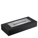 Camino Bruciatore a Bioetanolo da Tavolo 67x27,4 cm Flig Jacksonville Maxi Nero