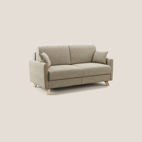 Divano Letto 2 Posti 160x94x97 cm in Tessuto Beige online