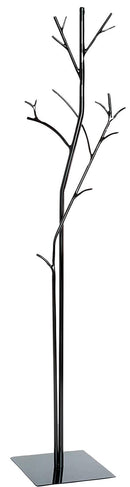 Appendiabiti da Terra 33x33x178 cm in Ferro Battuto Vasconi Platano Nero