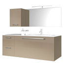 Mobile da Bagno sospeso Samoa 01 Laccato Tortora TFT