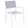 Stapelbarer Sessel Havana 55 x 57 x 85 h cm aus weißem Textilene