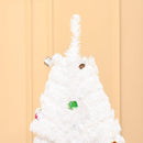Albero di Natale Artificiale 180 cm 930 Rami Addobbato Bianco 