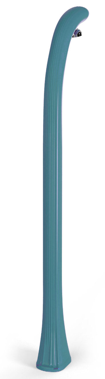 Doccia Solare da Esterno Giardino 20L Miscelatore e Lavapiedi Arkema Happy One Blue Ocean