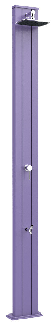 Doccia Solare da Esterno Giardino 30L Miscelatore e Lavapiedi Arkema Spring S Viola prezzo