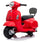 Piaggio Mini Vespa GTS Elektro 6V für Kinder Rot