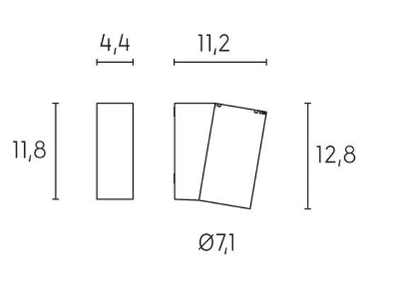 Applique da Esterno a LED 5W 4000K Sovil Bianco