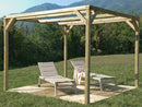 Pergola da Giardino 3x3m in Legno Ponza