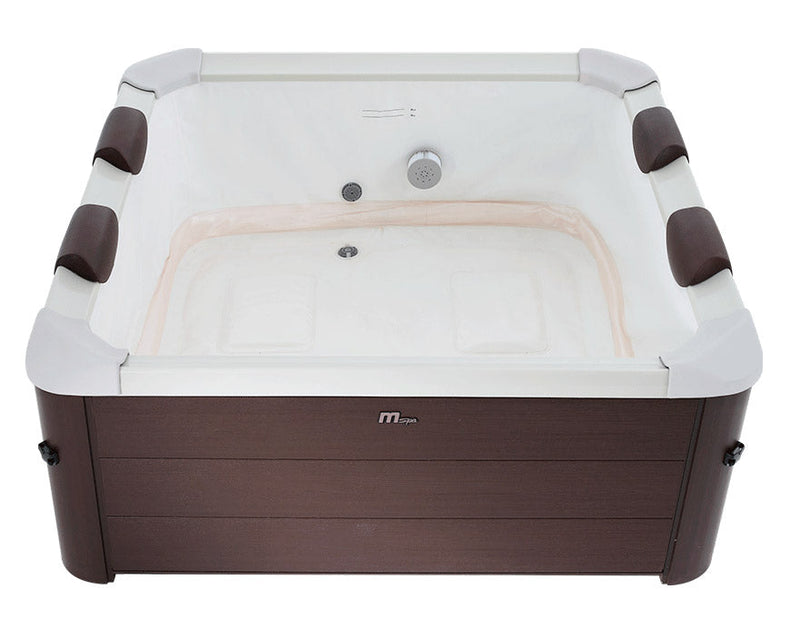 Vasca Idromassaggio da Esterno Spa Riscaldata 160x160x65 cm 6 Posti Wi-Fi Tribeca Smart