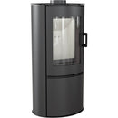 Stufa a Legna 5,5/10,5KW in Ghisa e Acciaio Flig West Nera