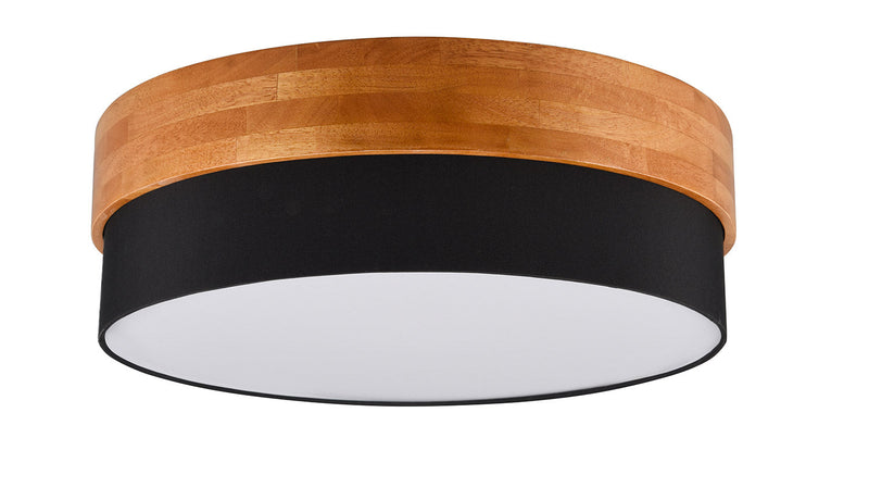 Plafoniera da Interno Attacco E27 in Metallo Nichel Satinato 