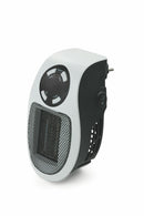 Stufa Stufetta da Parete 500W con TelecomandoDisplay LCD Kooper Pluggy Bianco