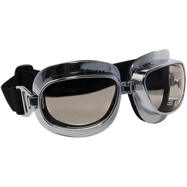 online Motorradbrille Silberrahmen getönte Gläser CGM Classic 701V