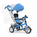 Triciclo Swing Deluxe Azzurro con Sedile Girevole per Bambini