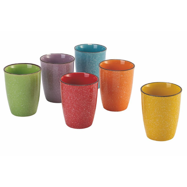 Set 6 Acqua Baita Steingutgläser Villa d'Este Home Tivoli 6 verschiedene Farben online