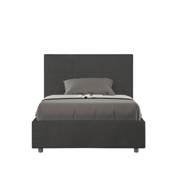 Letto 1 Piazza e Mezzo Mika Grigio Varie Misure sconto